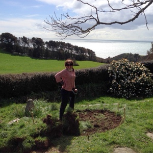 Pre-loved hot tub at its new home in Devon, March 2014